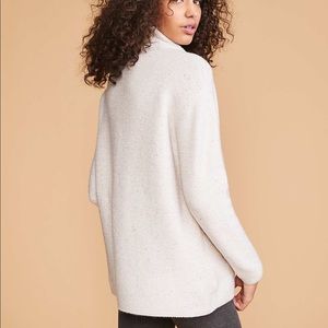 Lou & Grey Flecked Tunic Sweater in Cream Speckle